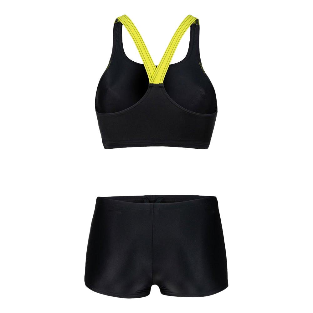 Maillot de bain 2 pièces Noir Femme Arena Energy Graphic vue 2