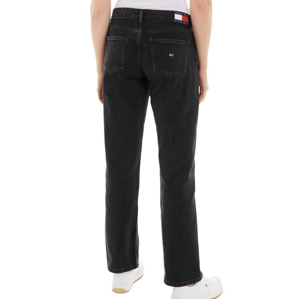 Jean Straight Gris Femme Tommy Hilfiger Sophie vue 2
