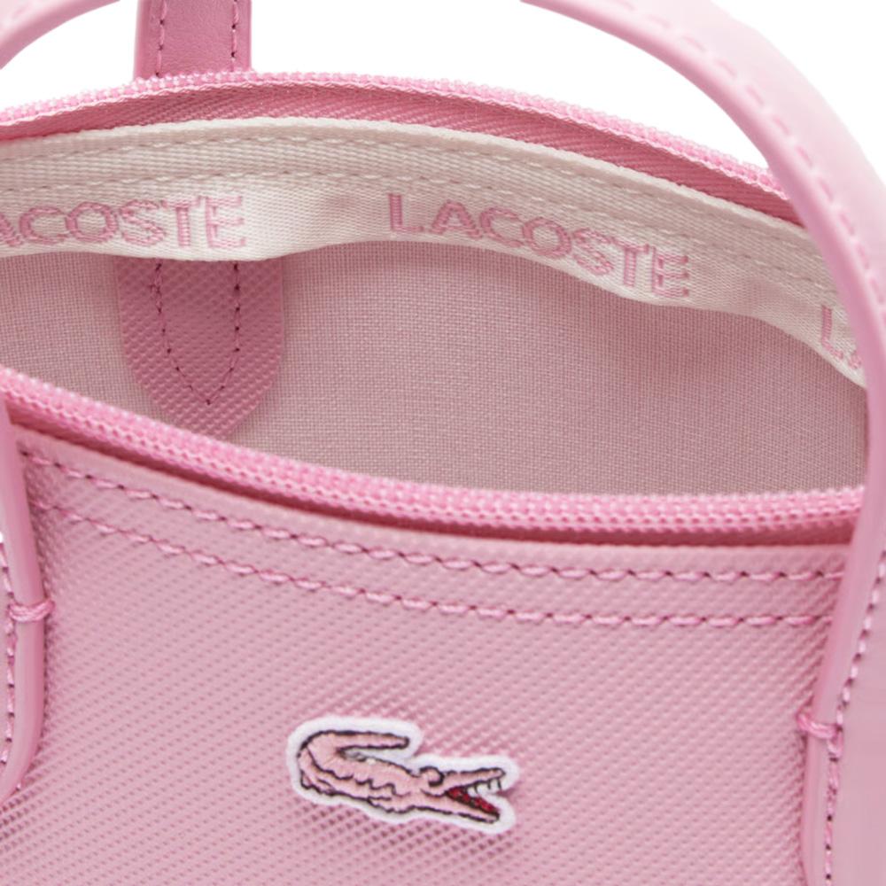 Sac Bandoulière Rose Femme Lacoste Concept Mini Tote L.12.12 vue 3