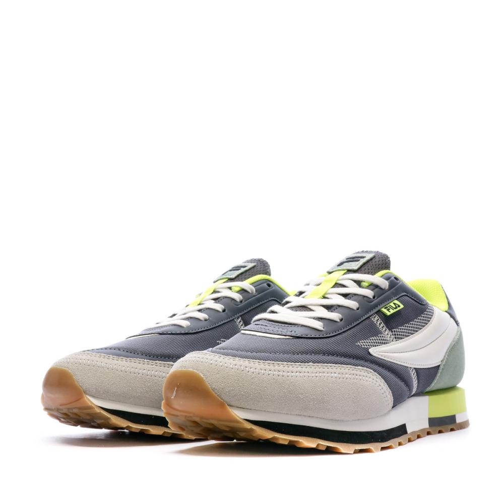 Baskets Gris/jaune fluo Homme Fila Retronique 22 vue 6