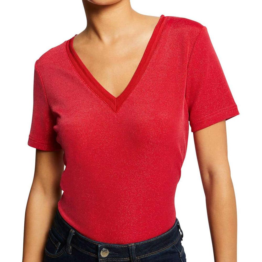 T-shirt Rouge Femme Morgan Diwi pas cher