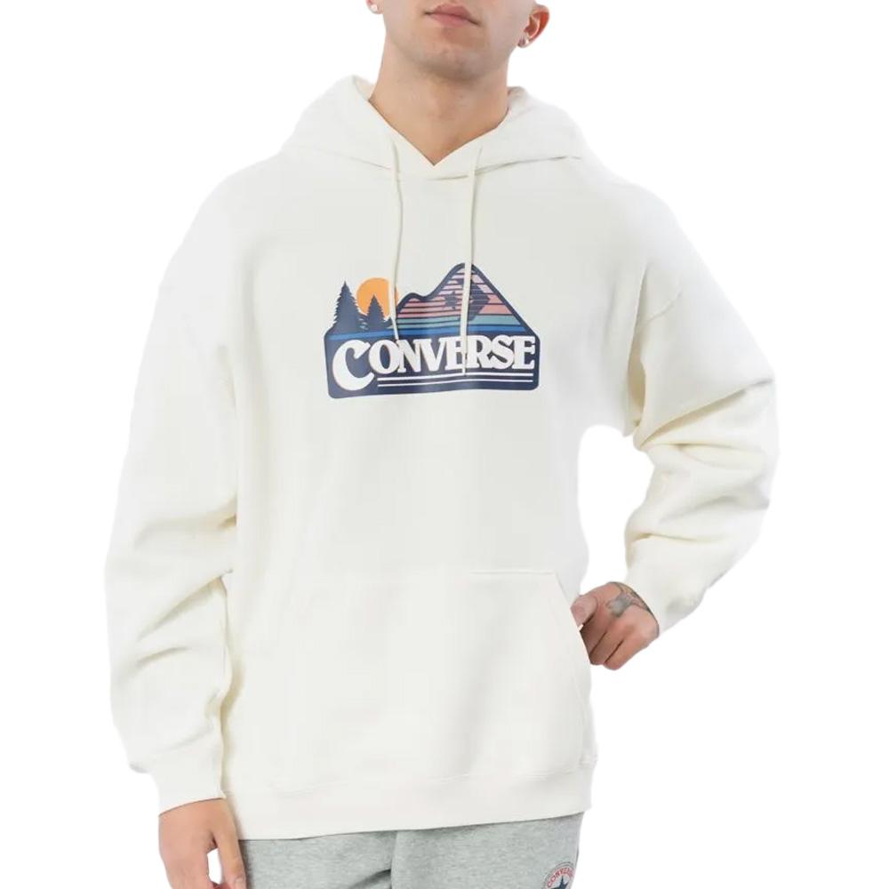 Converse Elevated Logo Graphic Hoodie Weiß Mann günstig
