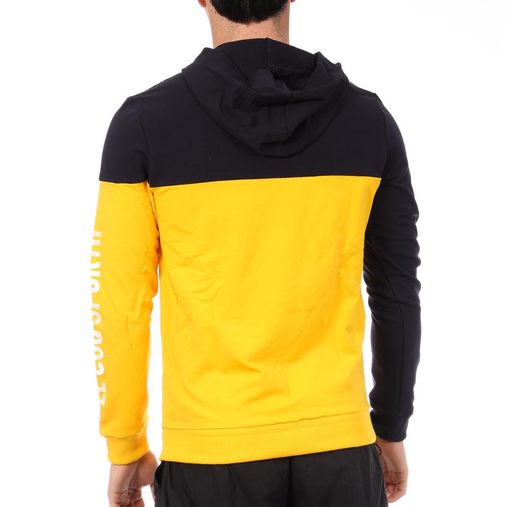 Sweat Marine/Jaune Homme Le Coq Sportif Captain vue 2