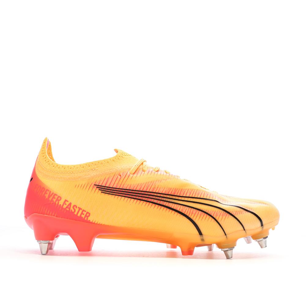 Chaussures de football Orange/Rose Homme Puma Ultra Ultimate vue 2