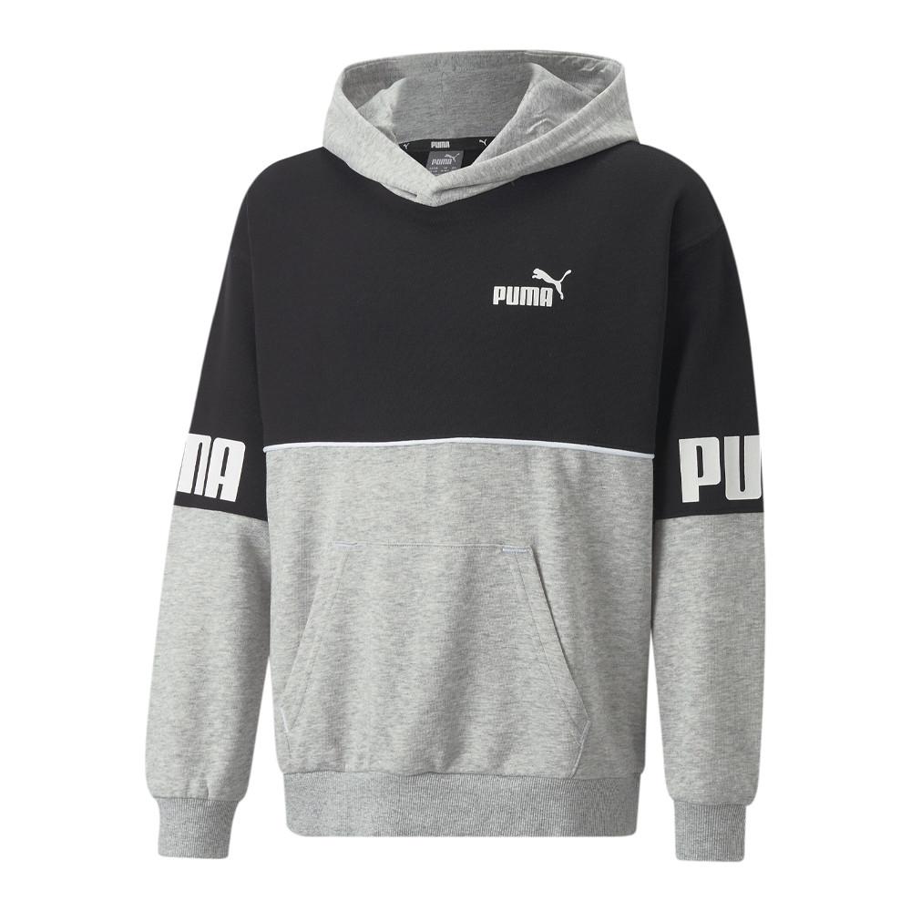 Sweat Gris/Noir Garçon Puma Pwr pas cher