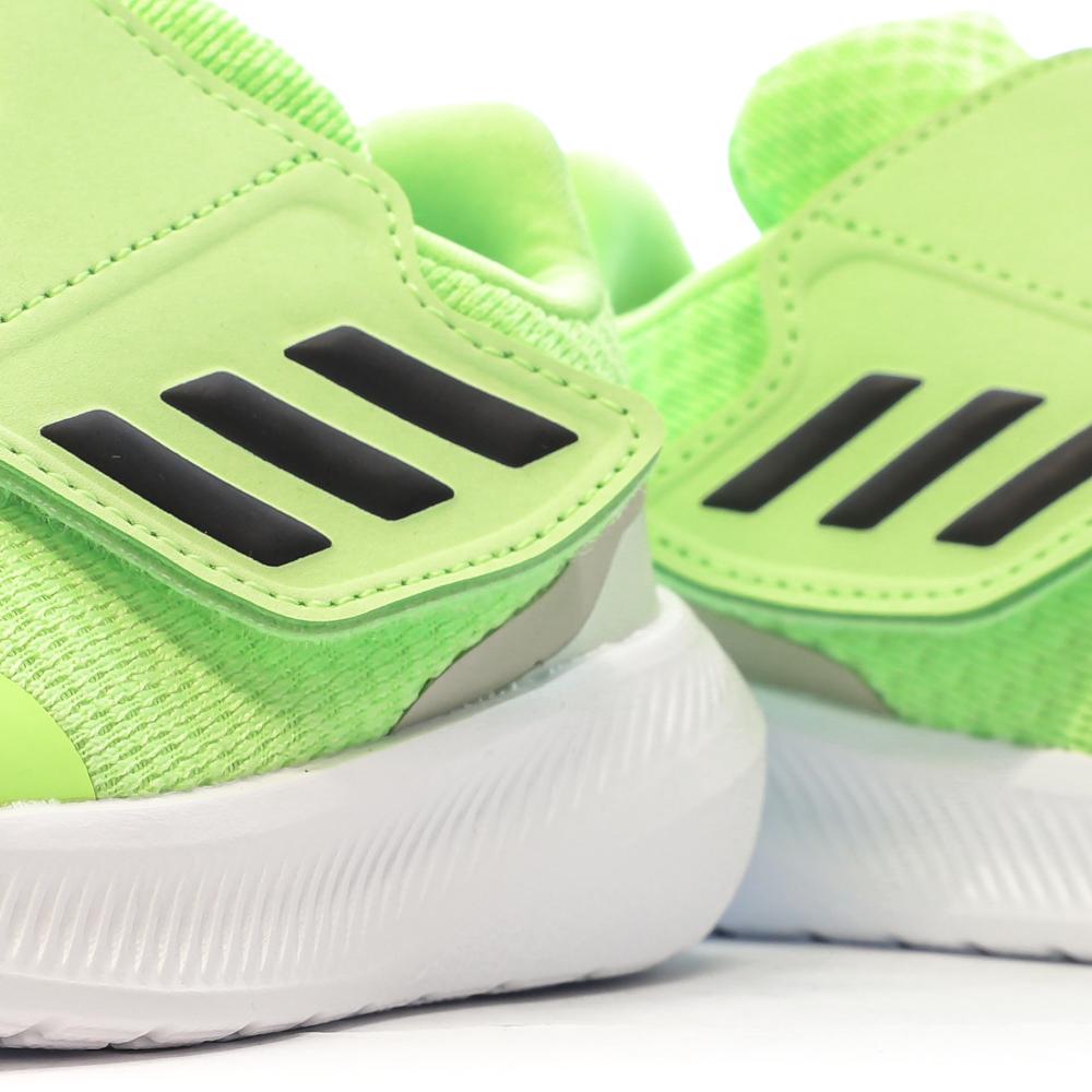 Baskets Jaune Fluo Garçon Adidas Runfalcon 3.0 Ac vue 7