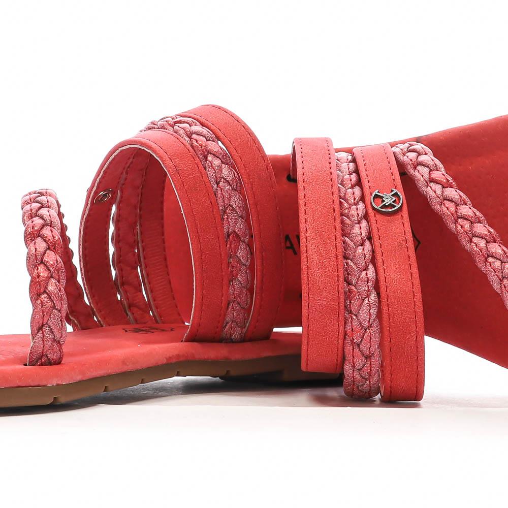 Sandales Rouge Femme Chattawak TIFA vue 7