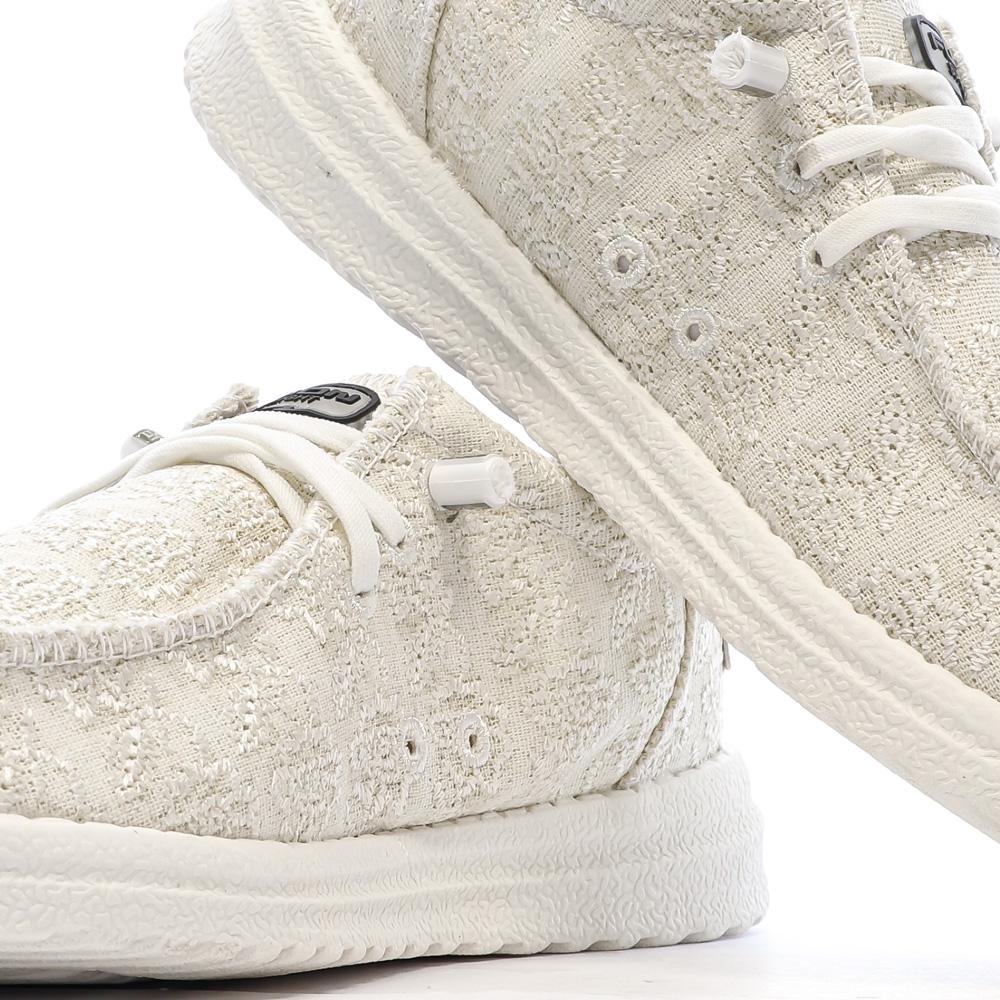 White Women’s Fusion Flower Shoes Photo of the Espace des Marques %store% store - view of %key%