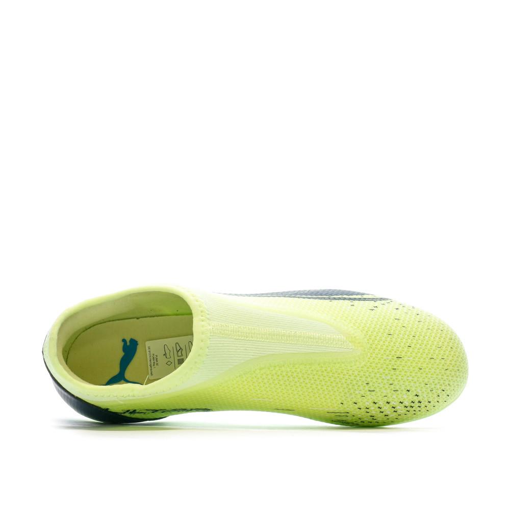 Chaussures de football Jaune Garçon Puma Ultra Match vue 4