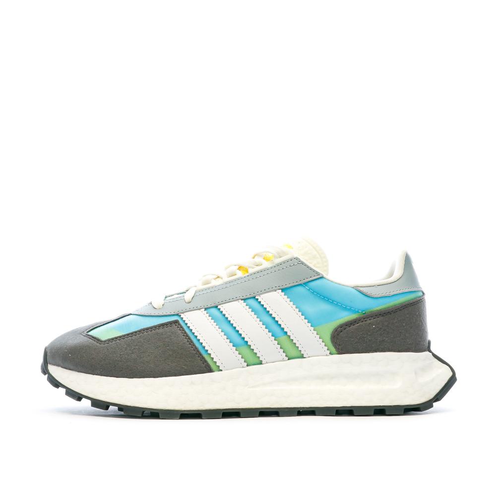 Baskets Grise/Bleu Homme ADIDAS Retropy E5 pas cher