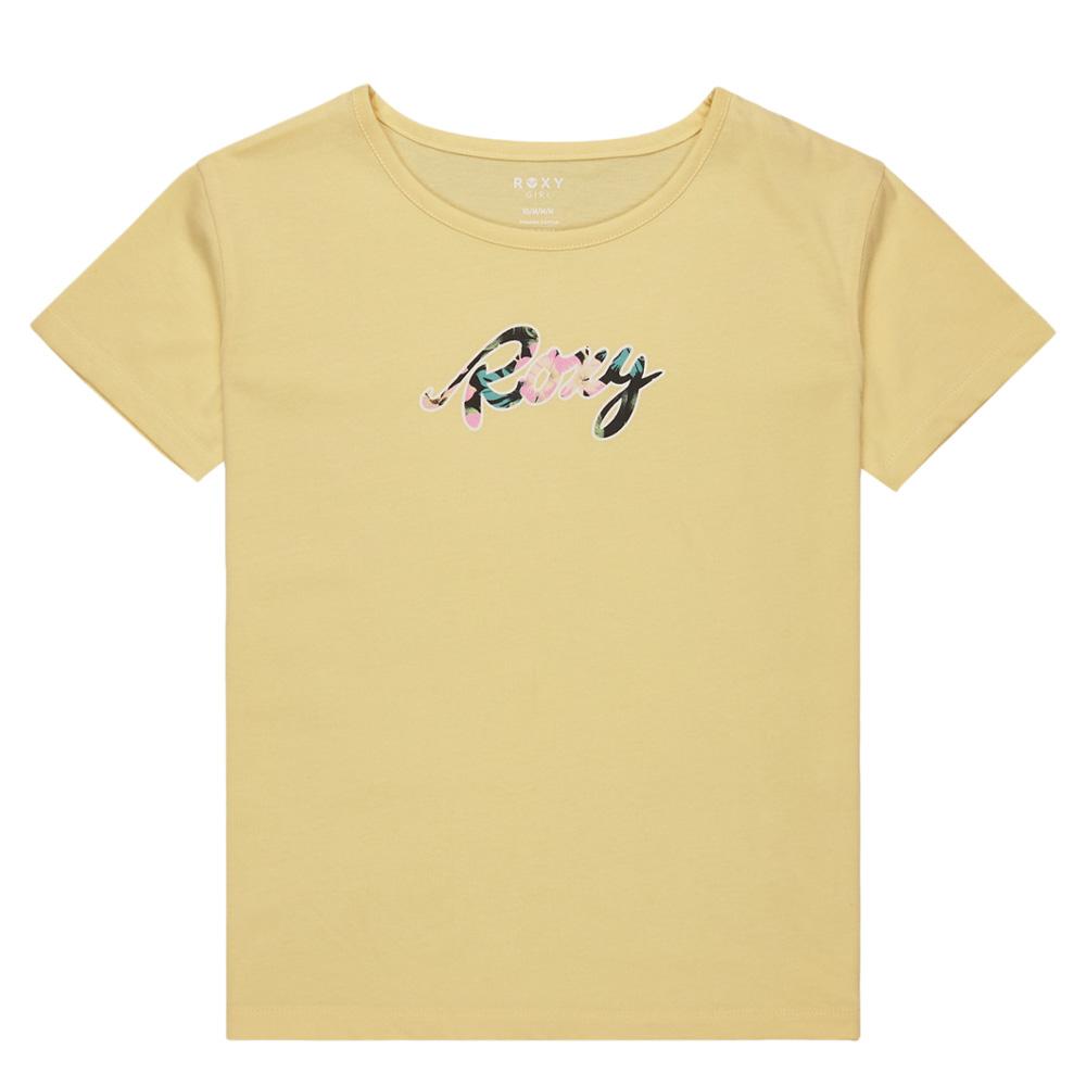 T-Shirt Jaune Fille Roxy Day and night pas cher