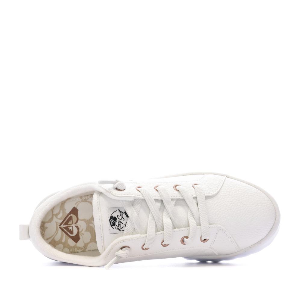 Baskets Blanches Femme Roxy Sheilahh J vue 4