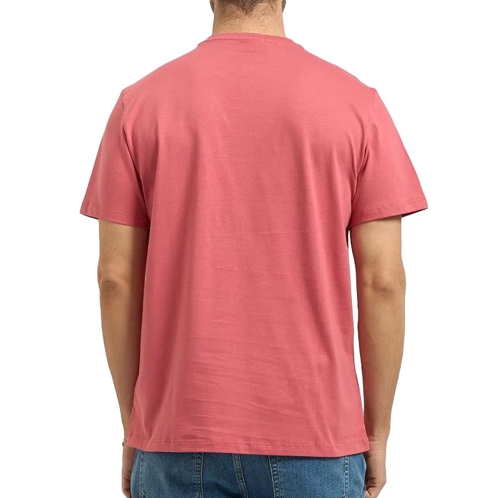 T-Shirt Rose Homme Calvin Klein Jeans Classics vue 2