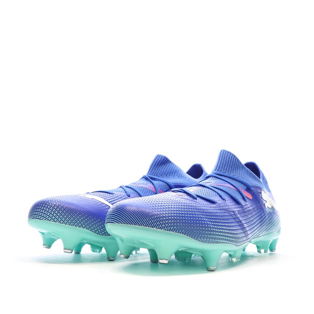 Chaussures de football Bleu Homme Puma Future 7 Match MxSG vue 6