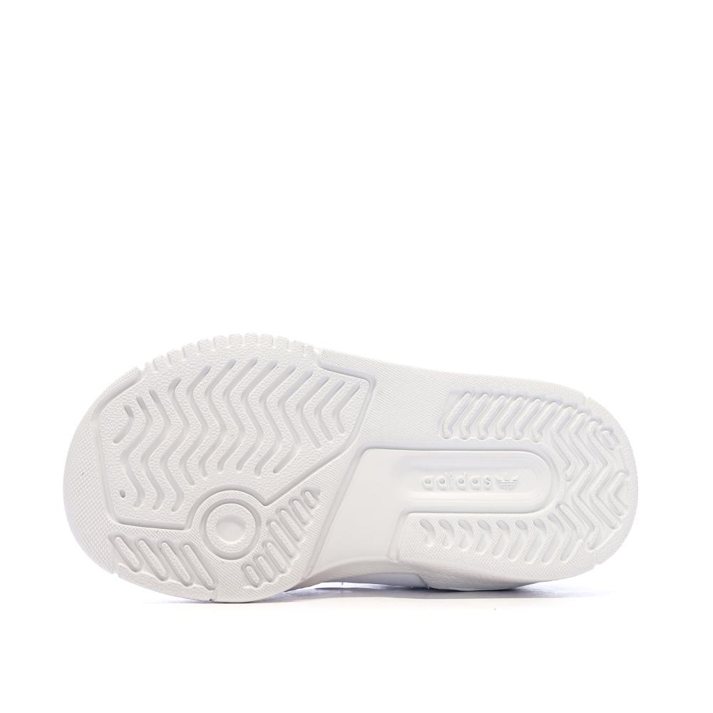 Baskets Blanches/Grises Garçon Adidas Drop vue 5