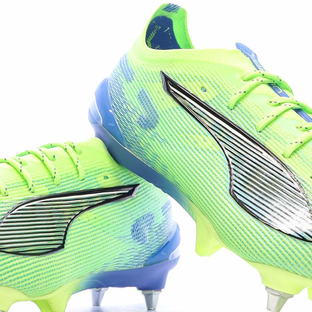 Chaussures de Foot Jaune Fluo Homme Puma Ultra 5 Ultimate MxSG vue 7