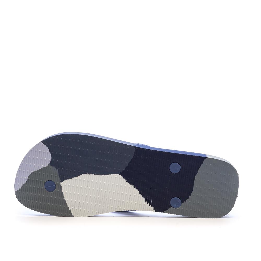 Tongs Bleu/Marine/Grise Homme Havaianas Logomania vue 2