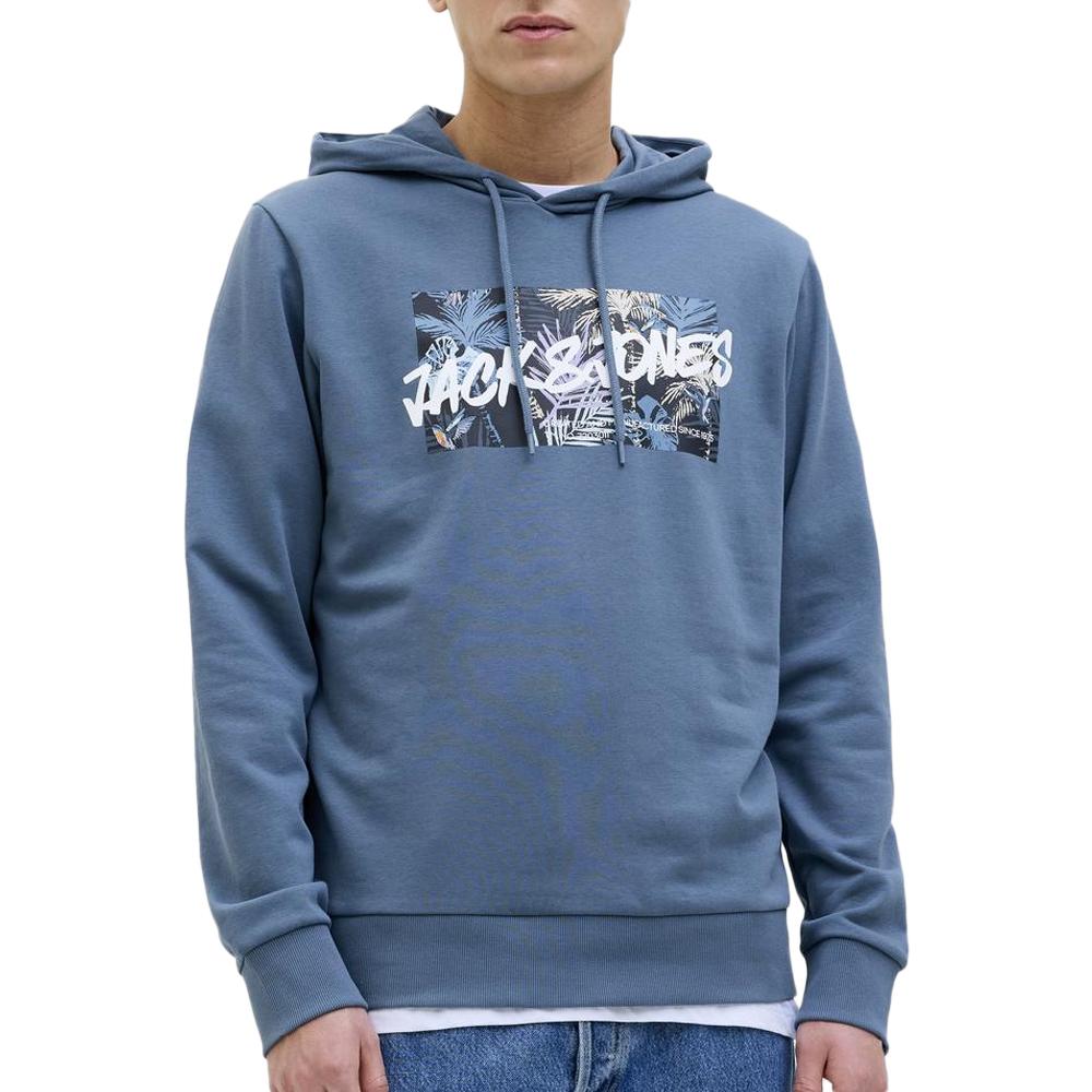 Sweat à Capuche Bleu Homme Jack & Jones Hawaii pas cher