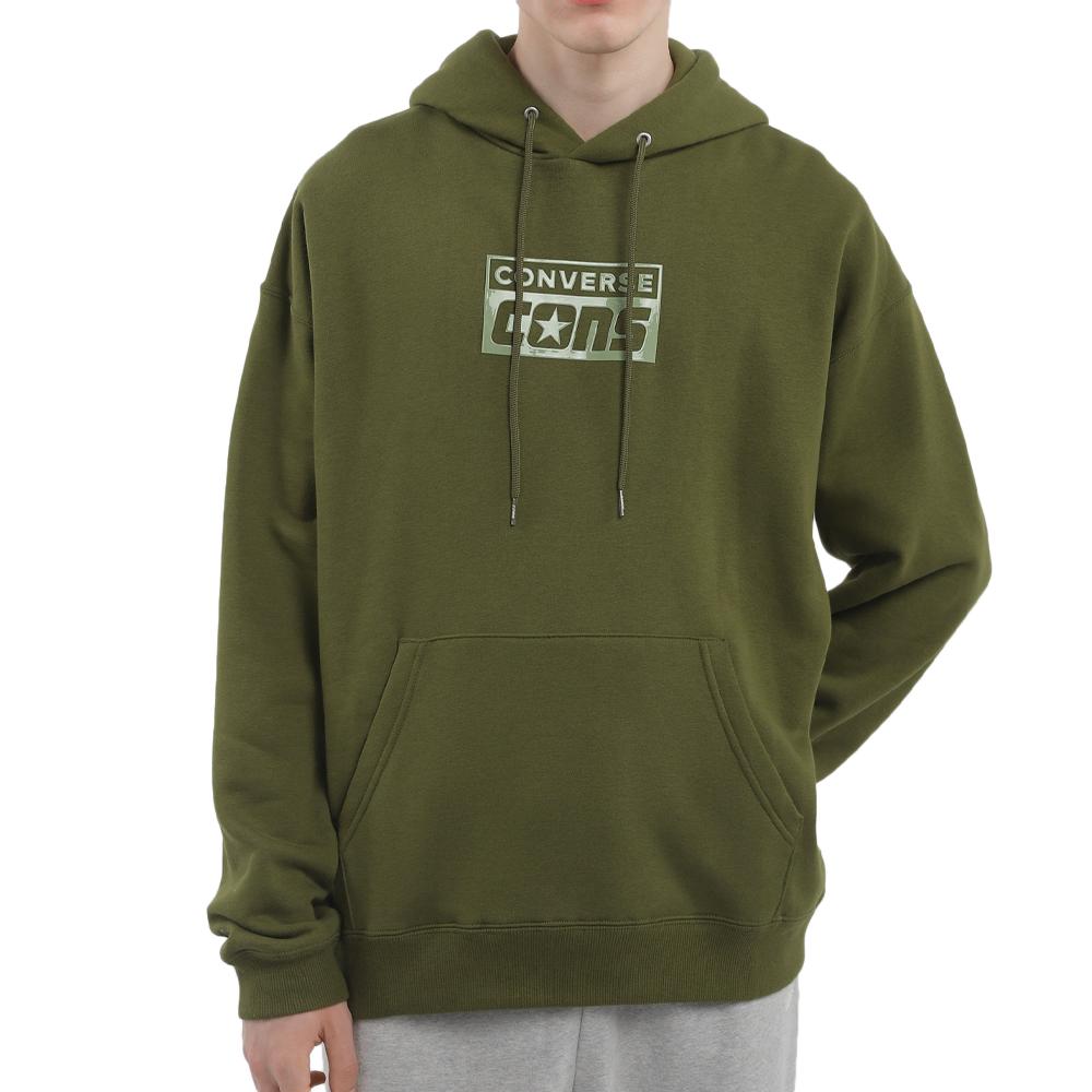 Sweat Kaki Homme Converse Hoodie pas cher