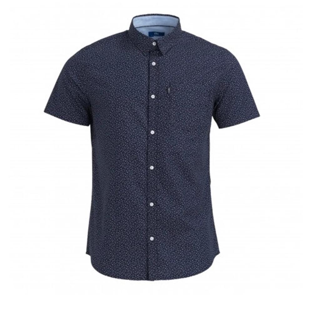 Chemise Marine Homme TBS CAJALCHA pas cher