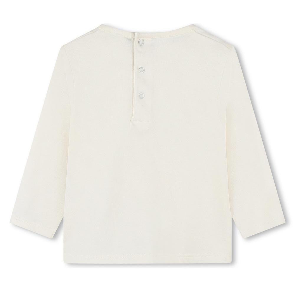 T-shirt Ecru Bébé Fille Carrément Beau Y30218 vue 2
