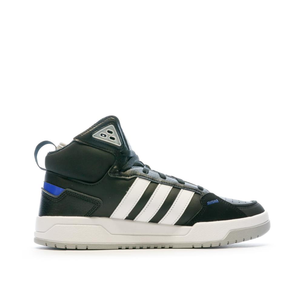 Baskets Noir Homme Adidas 100 Mid vue 2