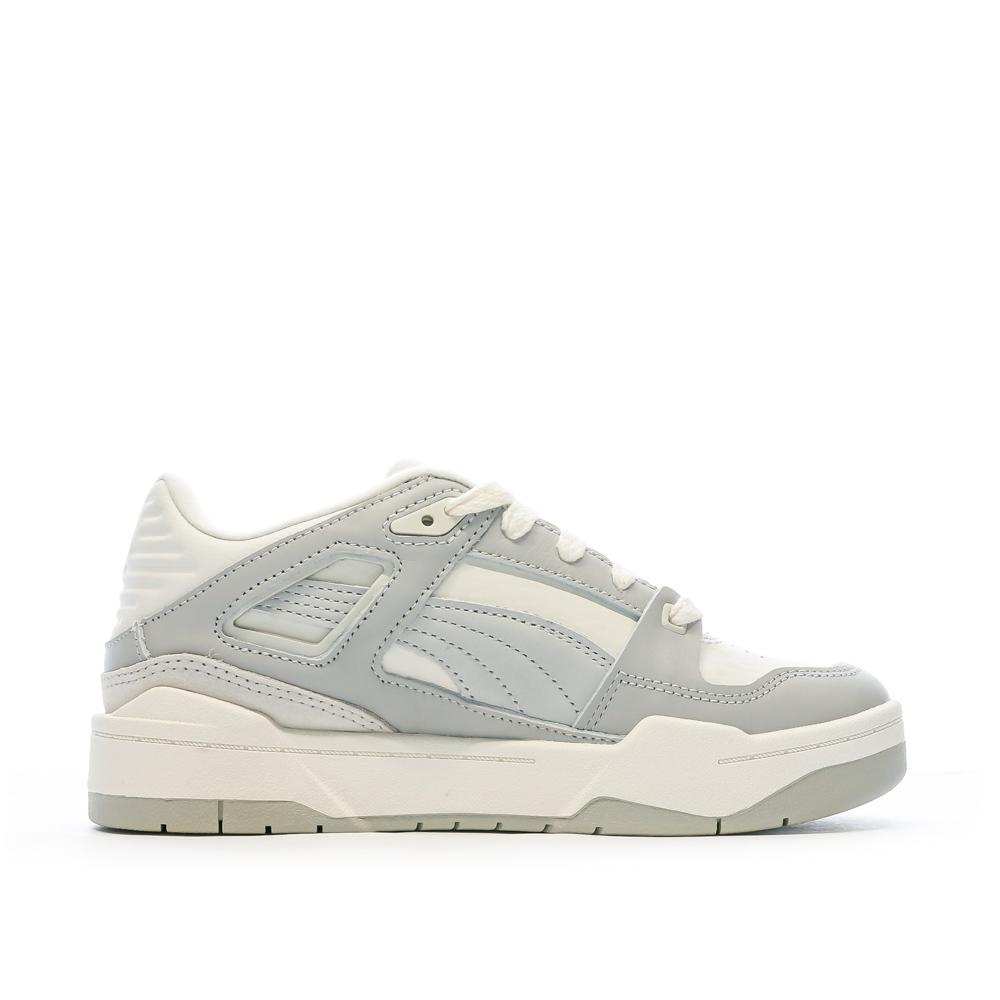 Baskets Blanches/Grises Femme Puma Slipstream Thrifted vue 2