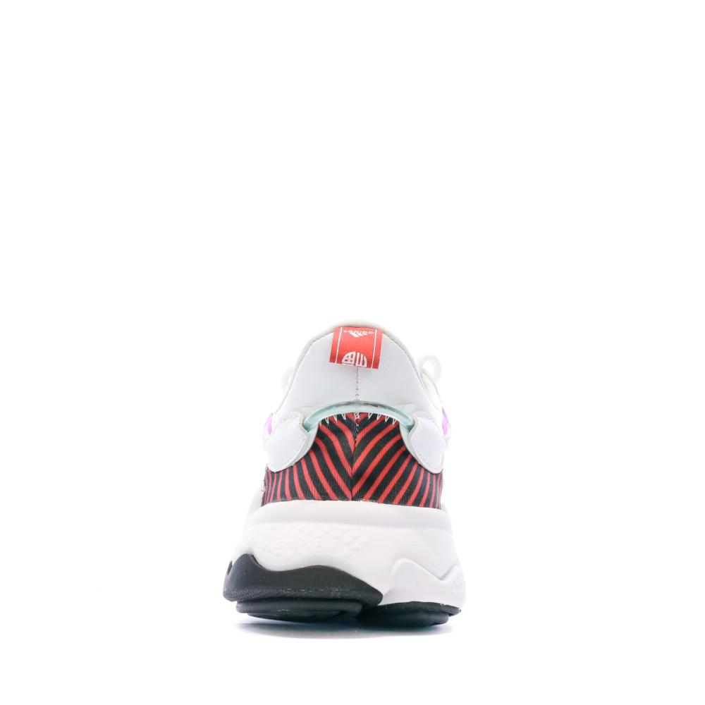 Baskets Blanches Femme Adidas Ozweego vue 3