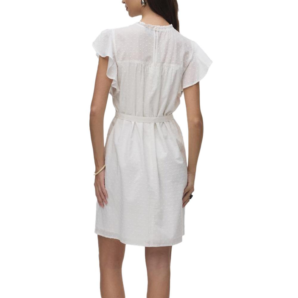 Robe Blanche Femme Vero Moda Trine vue 2