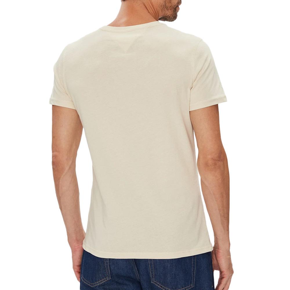 T-shirt Beige Clair Homme Tommy Hilfiger Tjm Xslim vue 2