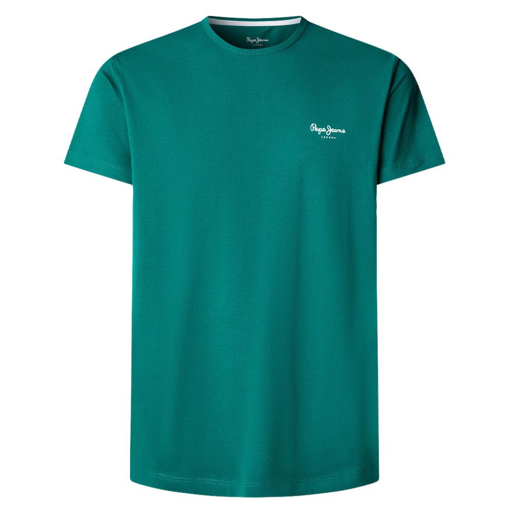 T-Shirt Vert Homme Pepe jeans Original Basic 3 vue 3