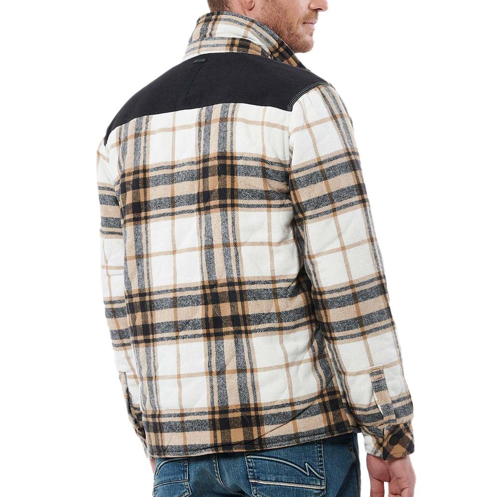 Veste à carreaux Écru Homme Kaporal Cyrh vue 2