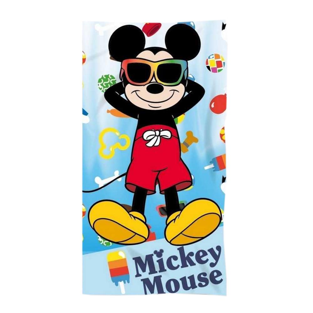 Sports Zone Mickey Mouse Towel Blue/Red Boy affordable