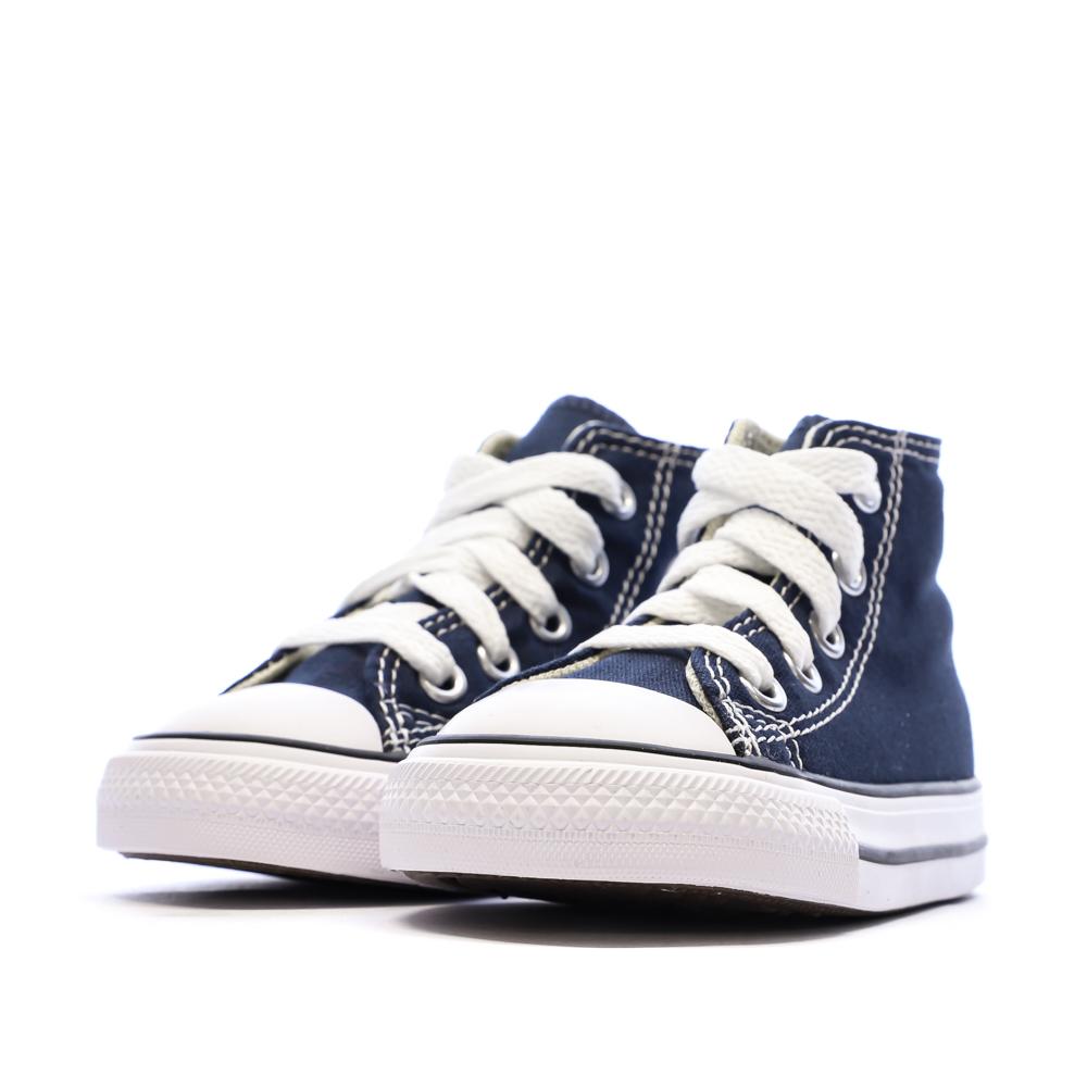All Star High Bébé Chaussures Marine Converse vue 6