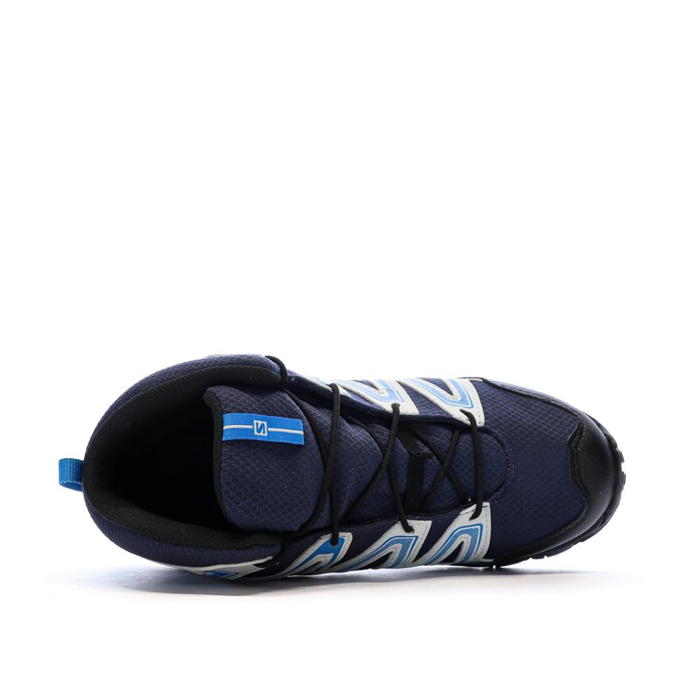 Negro/Blanco/Azul botas senderismo Hombre Salomon Skookie ver 4
