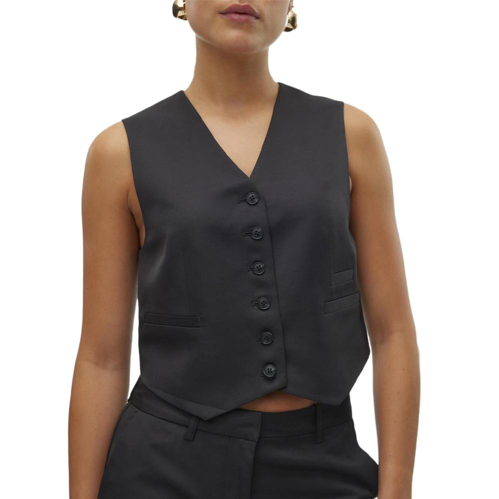 Gilet Sans Manches Noir Femme Vero Moda Tara pas cher