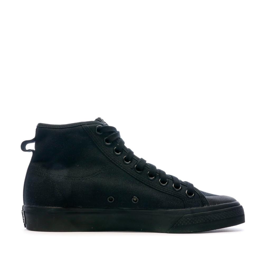 Baskets Noires Homme Adidas Nizza vue 2