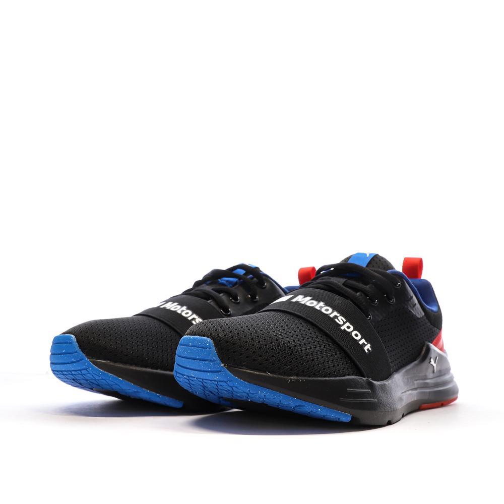 Baskets Noires Garçon Puma Wired vue 6