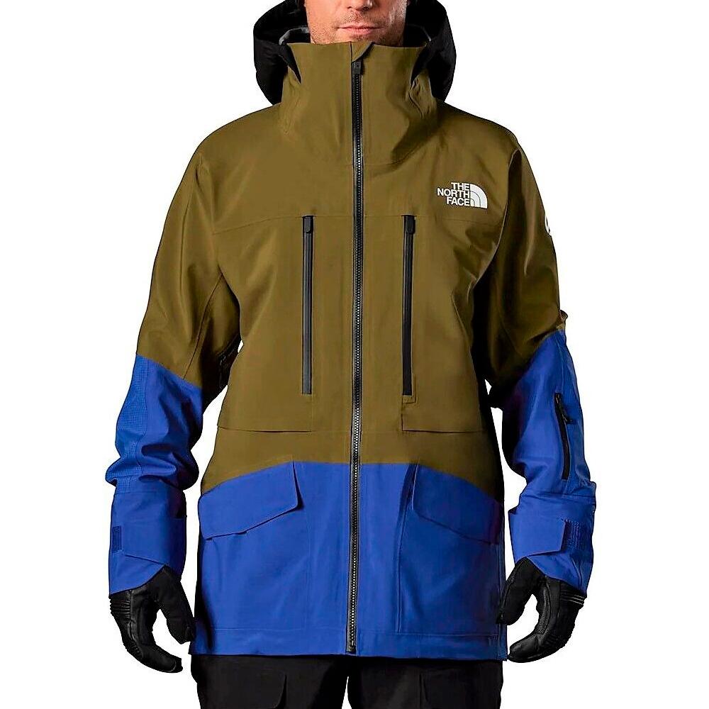 Manteau de ski Kaki Bleu Homme The North Face Verbier NF0A82UTHK01