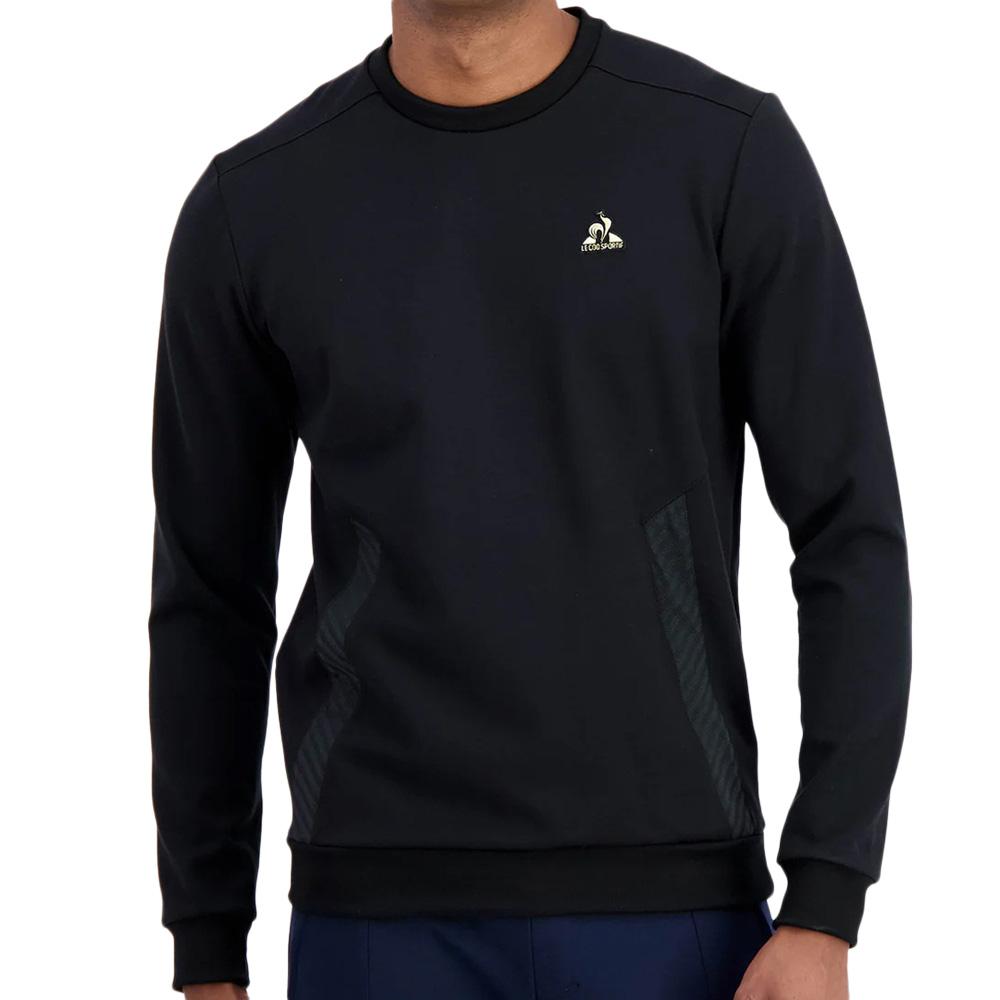 Sweat Noir Homme Le Coq Sportif Coq D'or pas cher
