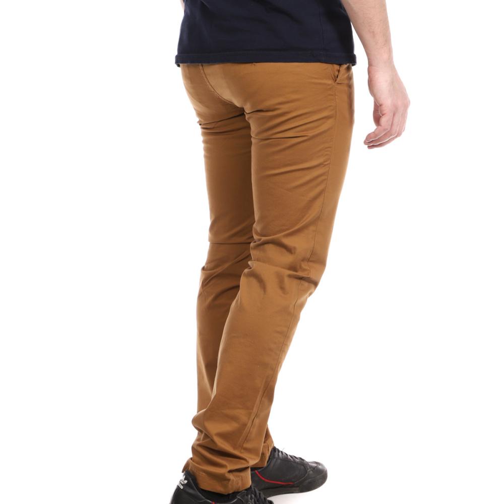 Chino Marron Homme Teddy Smith Stretch vue 2