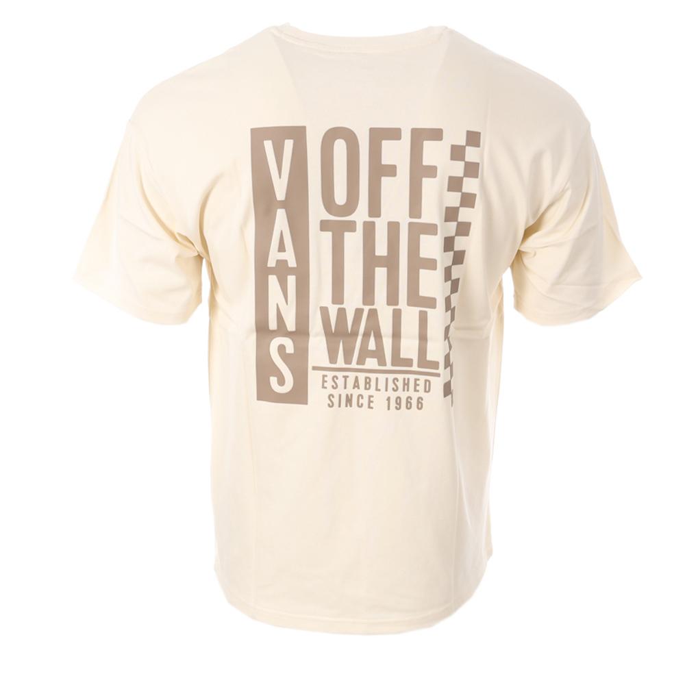 T-Shirt Beige/Marron Homme Vans Antique vue 2