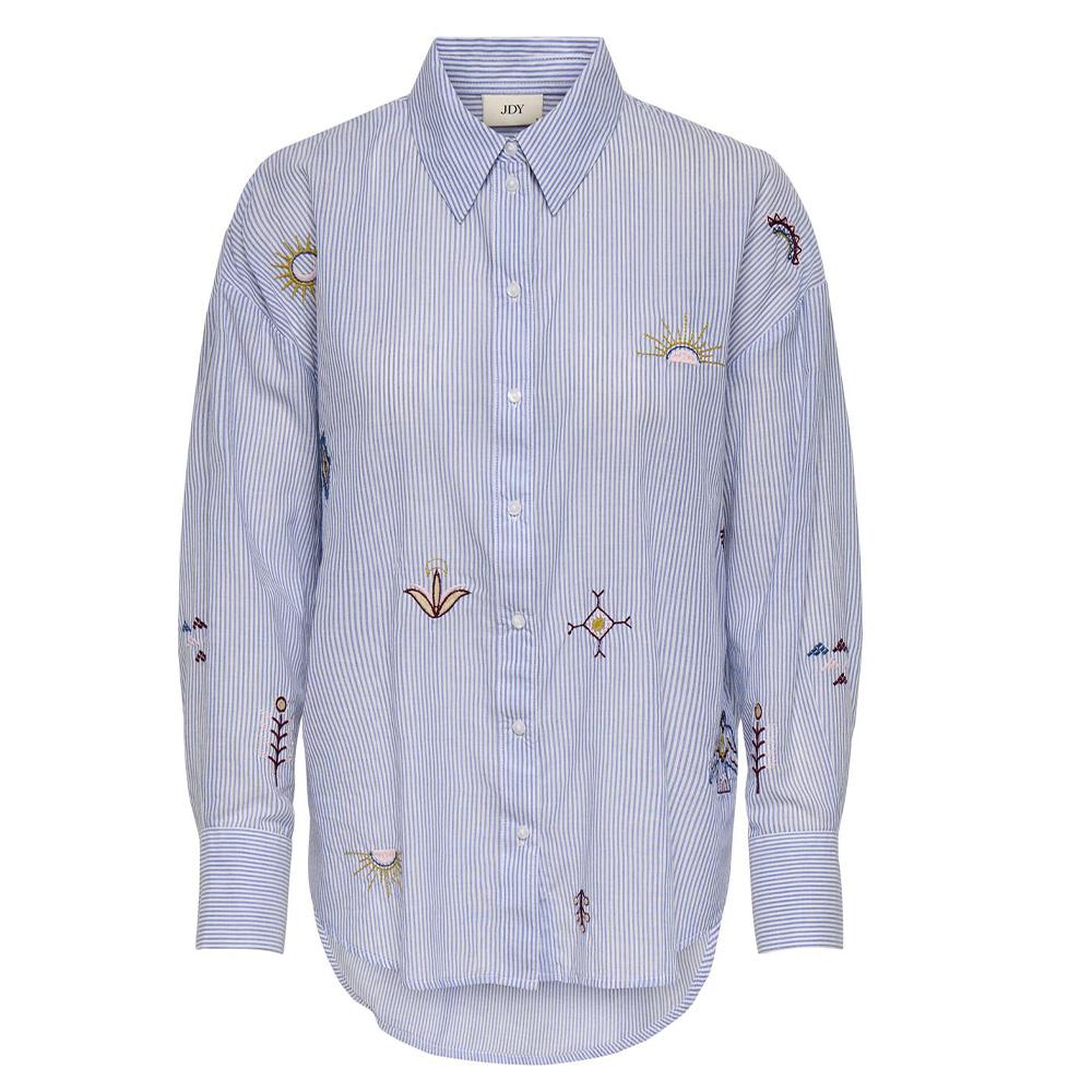 Chemise Bleu/Blanc Femme JDY Paige pas cher
