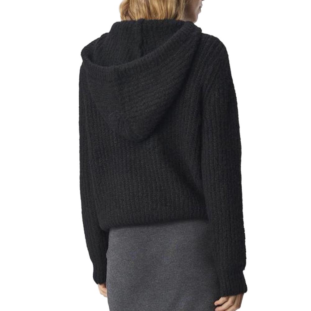 Pull à capuche Noir Femme Vero Moda Hoodie vue 2