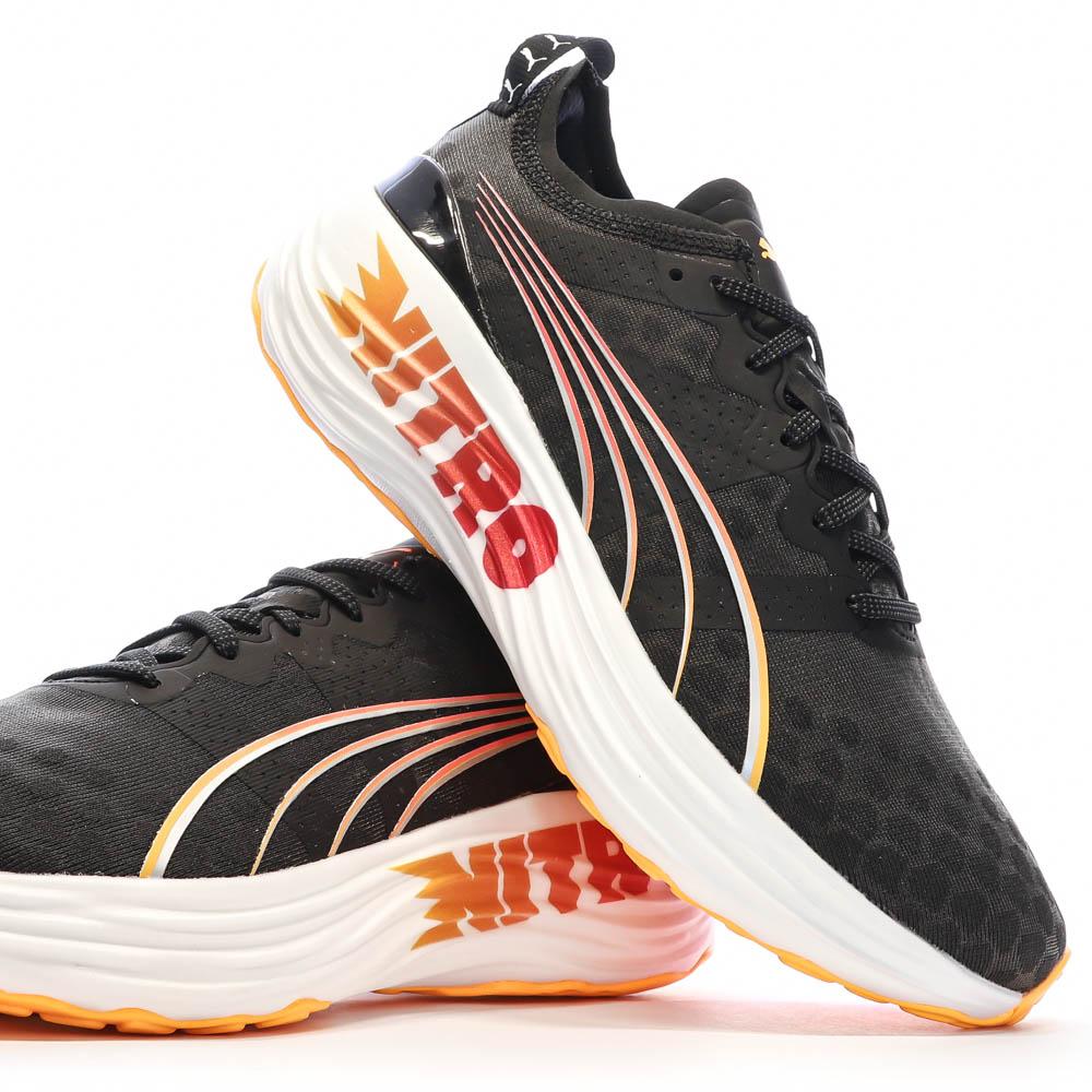 Chaussures de running Noires/Oranges Femme Puma Foreverrun vue 7