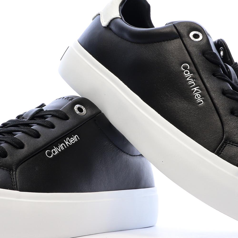 Baskets Noir Femme Calvin Klein Jeans Lace vue 7