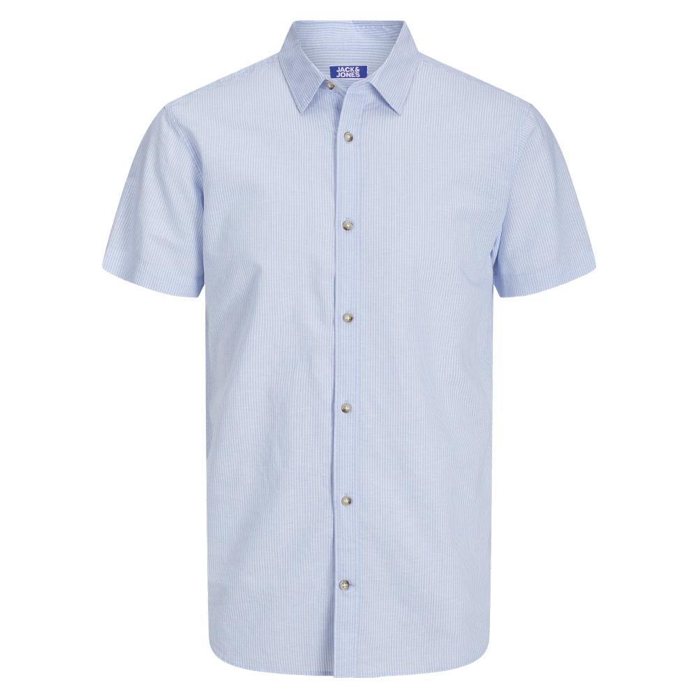 Chemise Bleu à rayures Garçon Jack & Jones Summer pas cher