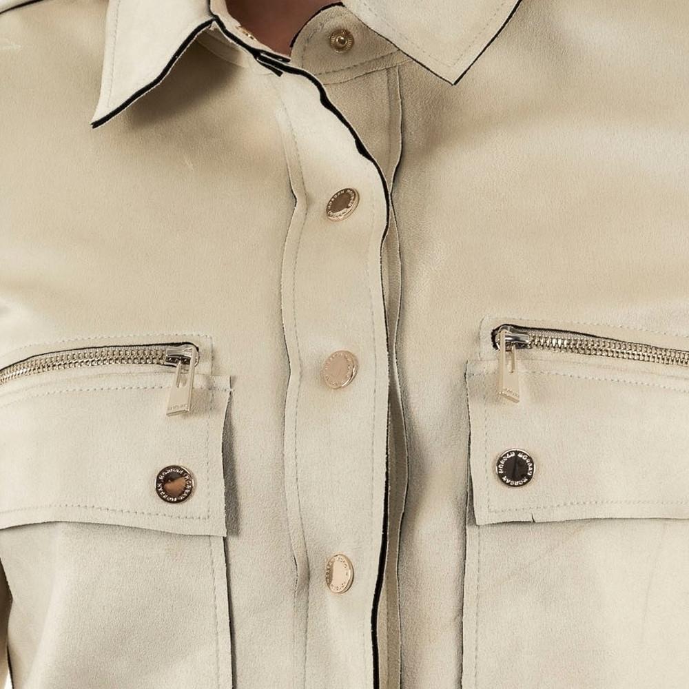 Veste Beige Femme Morgan Gommy vue 3