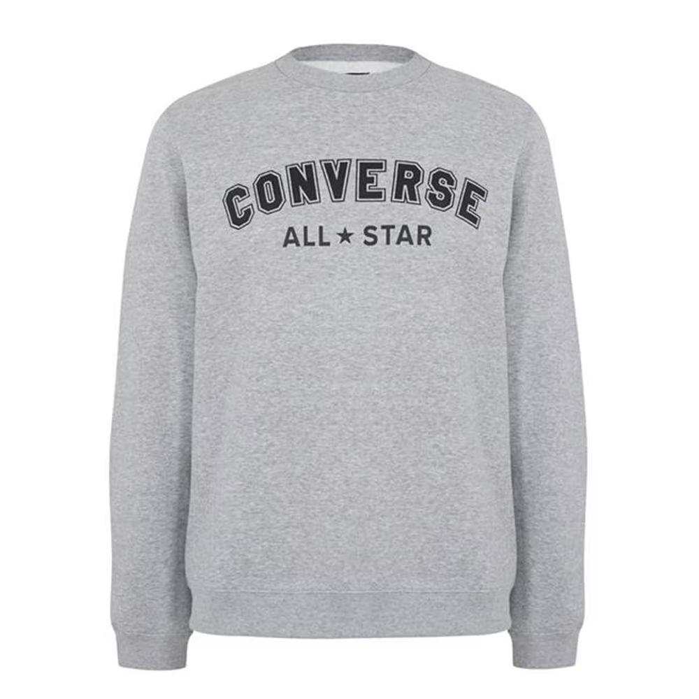 Sweat Gris Homme Converse All Star Single pas cher