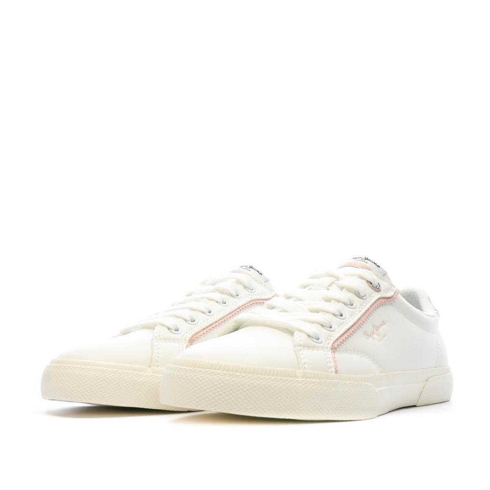 Baskets Blanche Femme Pepe jeans Kenton vue 6